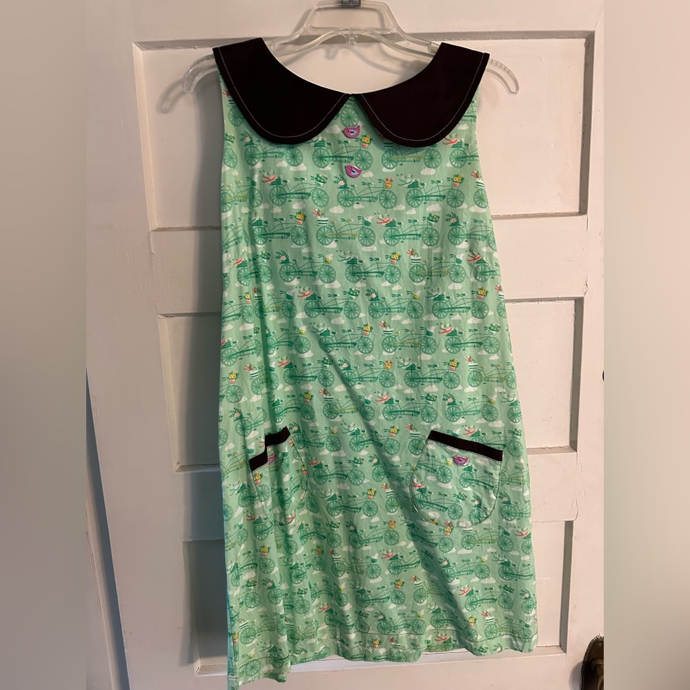 BeBop Aqua Dress with Dark Trim